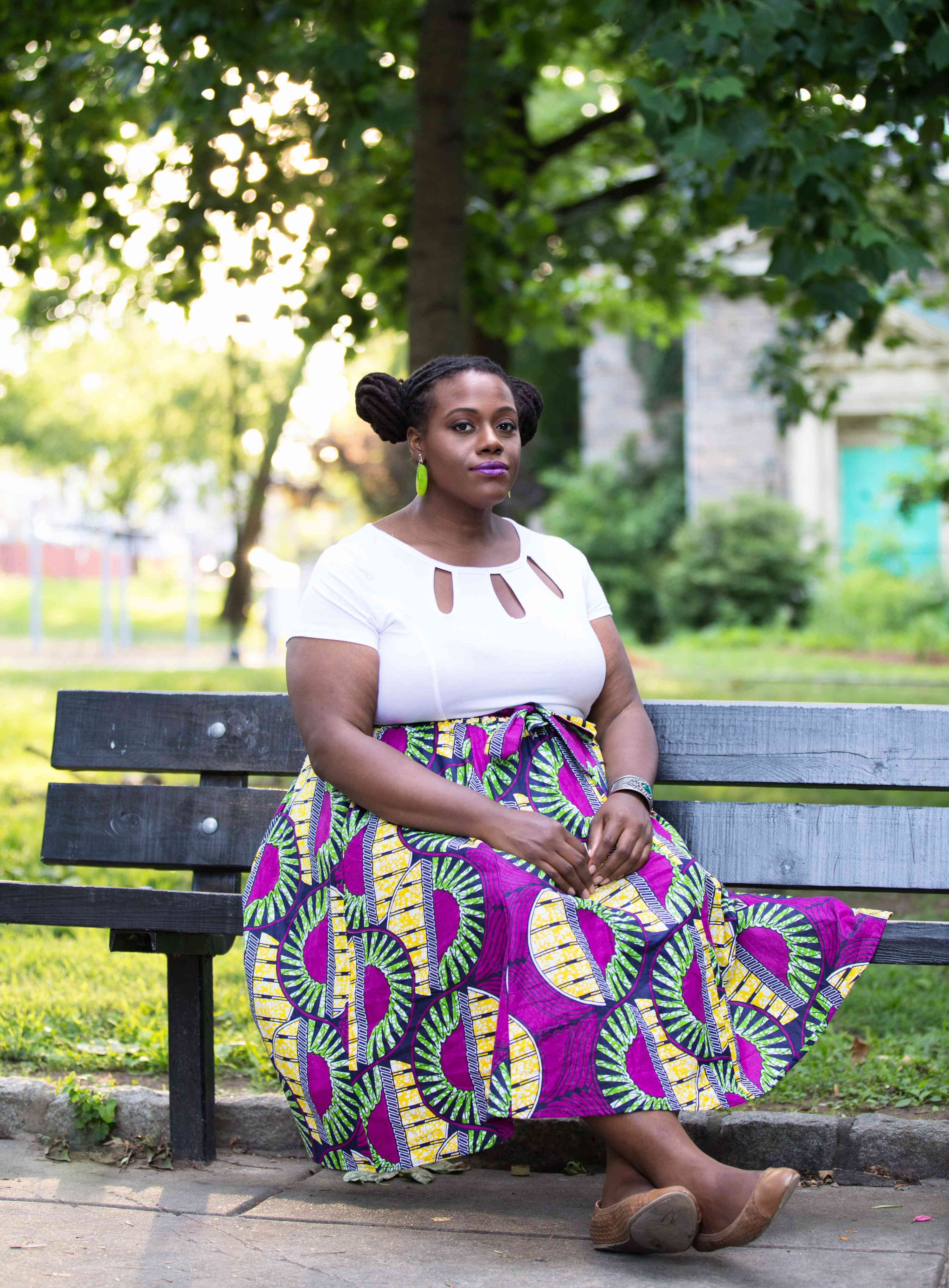 Candace McKinley sits facing the camera