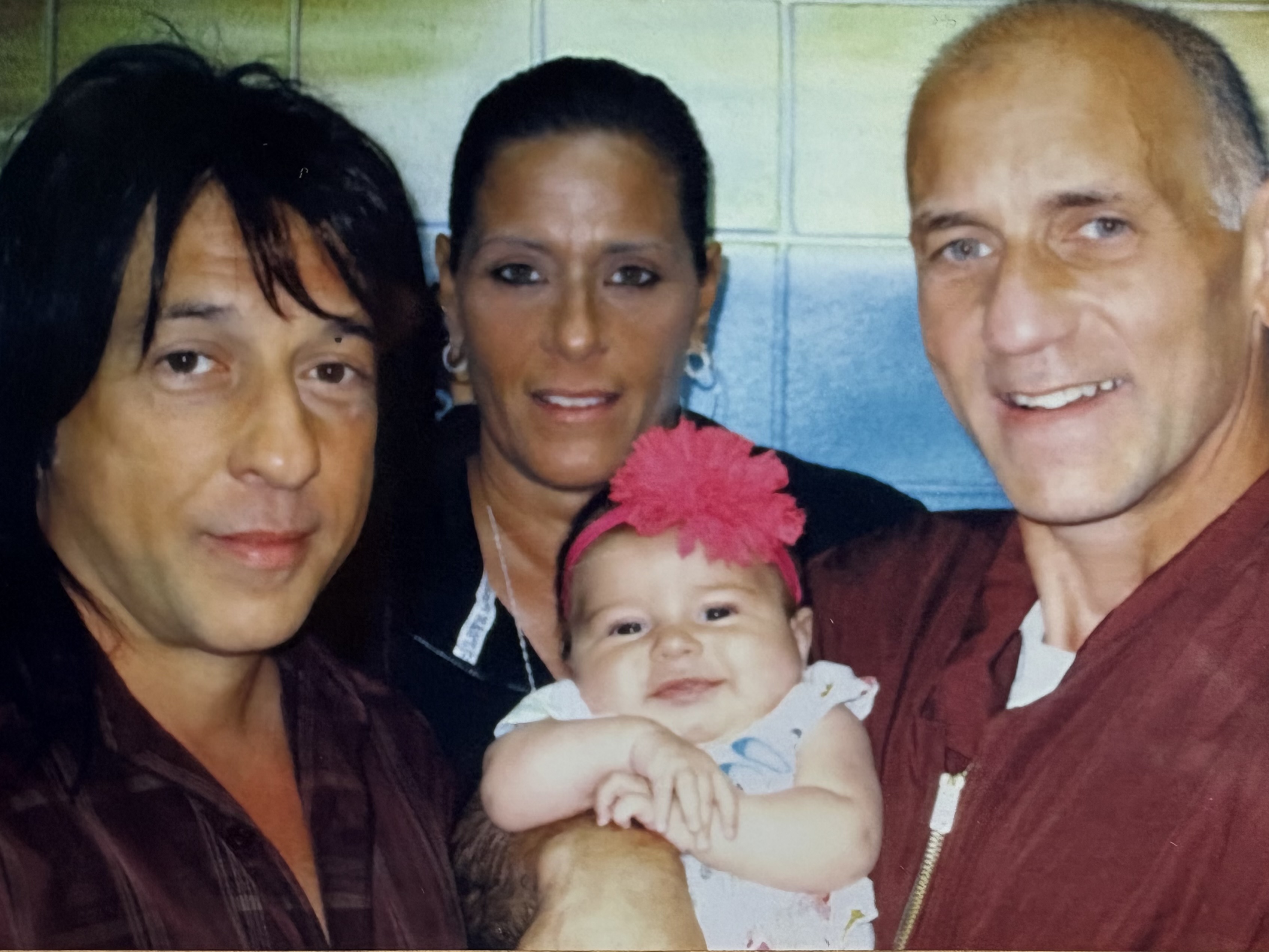 Richie Marra with his siblings and nephew