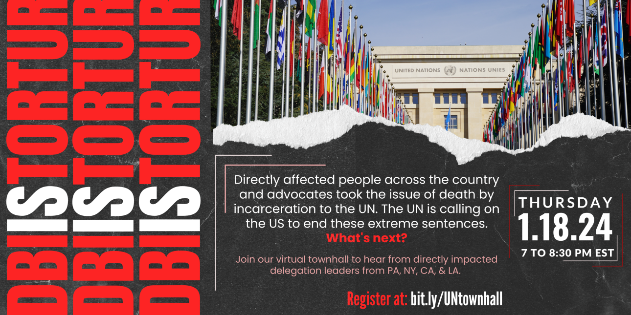 Our Movement Takes the Issue of Death by Incarceration to the UN