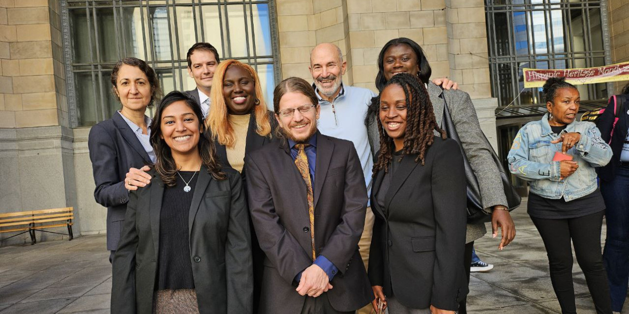 Derek Lee's lawyers after oral arguments