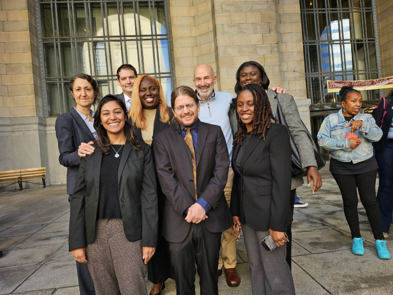 Derek Lee's lawyers after oral arguments