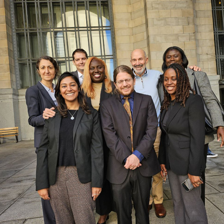 Derek Lee's lawyers after oral arguments